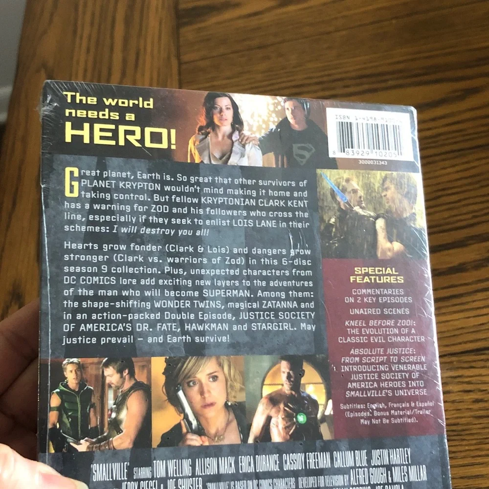 Smallville Seasons 9 & 10. Brand new in original plastic cover.